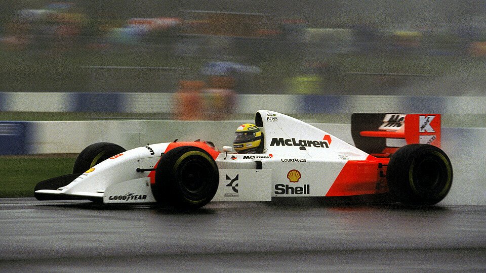 Ayrton Senna war 1993 in Donington Park eine Klasse für sich