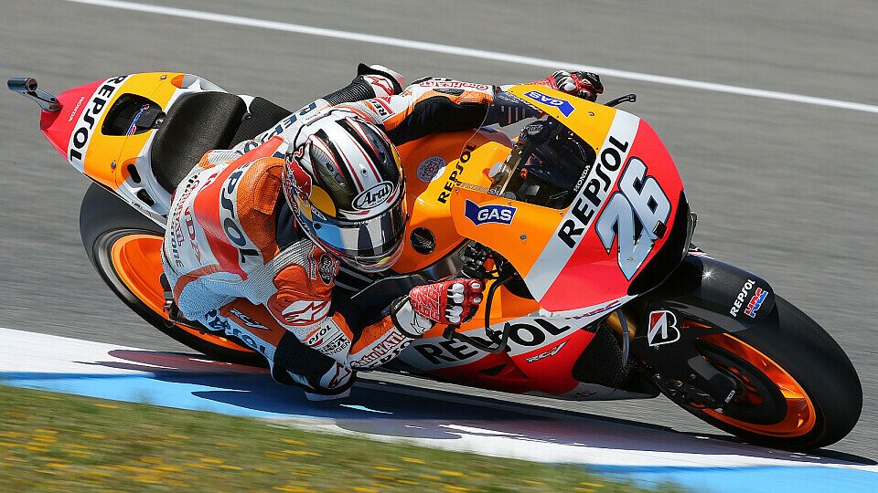 Dani Pedrosa ist in Jerez noch nach den Freien Trainings noch immer auf der Suche nach dem optimalen Setup, Foto: Honda