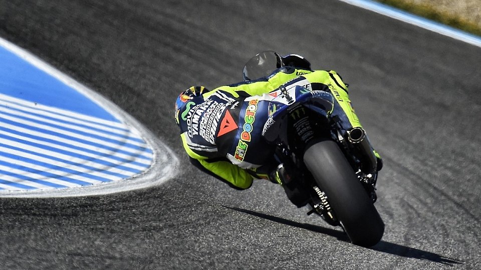 Valentino Rossi war zufrieden mit dem ersten Trainingstag, Foto: Yamaha