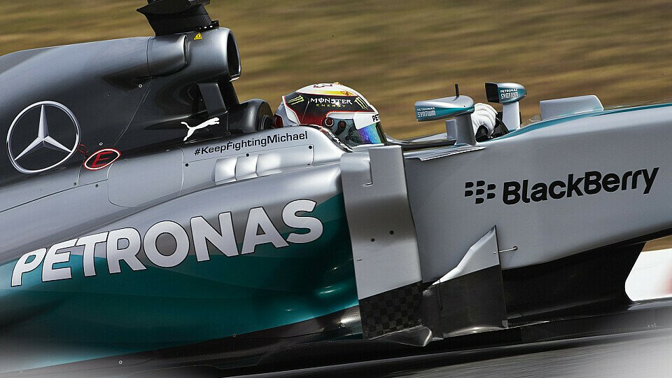 Lewis Hamilton fand im richtigen Moment die entscheidenden Zehntel, Foto: Mercedes AMG