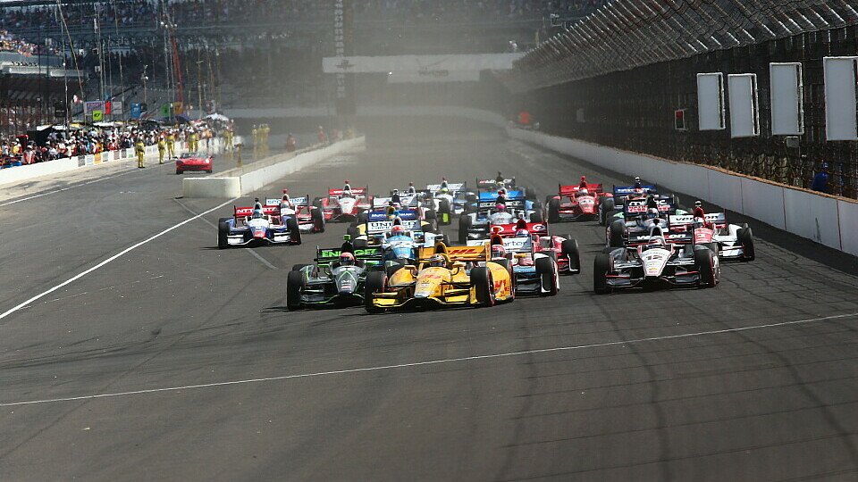 Die IndyCars fuhren zum ersten Mal im Infield des Indianapolis Motor Speedway, Foto: IndyCar
