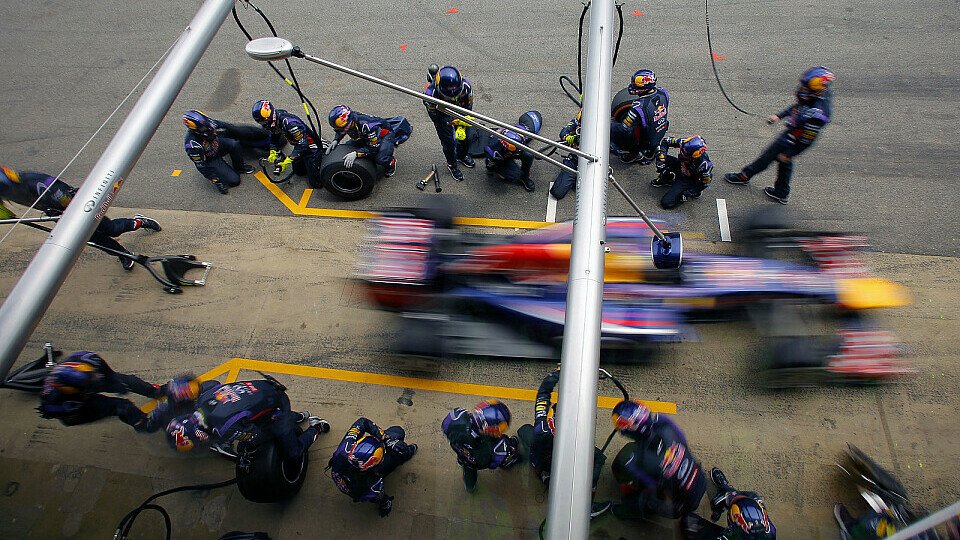 Schnelslte Boxencrew in Suzuka: Red Bull, Foto: Sutton
