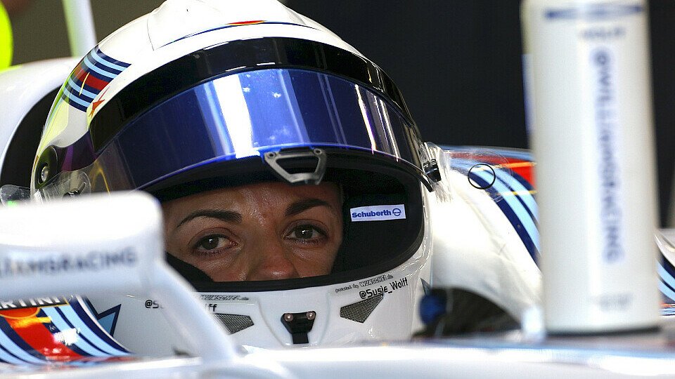 Susie Wolff durfte zum zweiten Mal in einem Formel-1-Cockpit platznehmen, Foto: Sutton