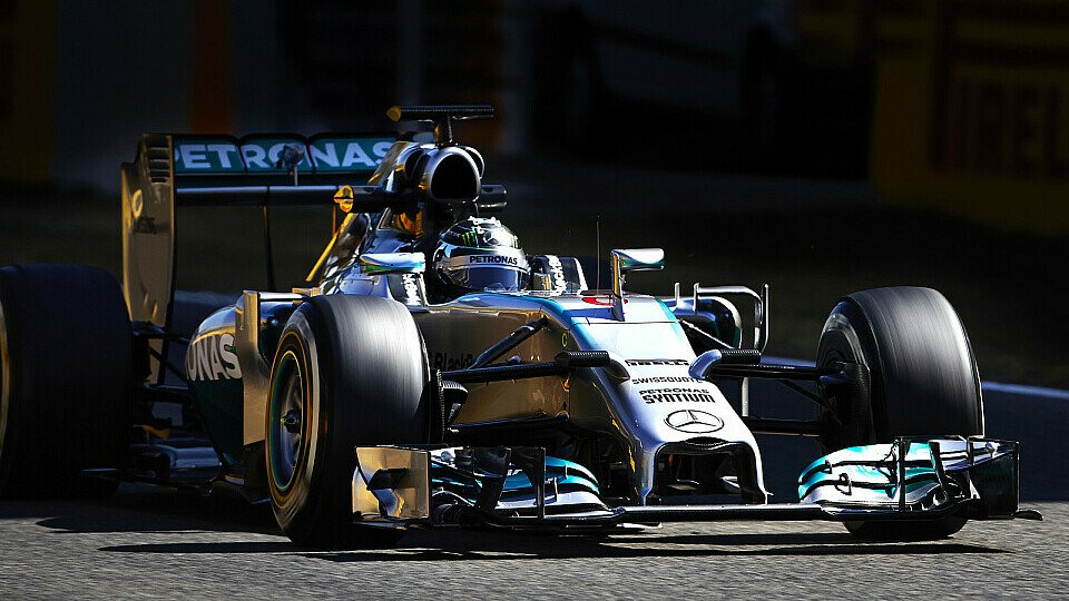 Nico Rosberg erzielte die zweitbeste Rundenzeit in Barcelona, Foto: Mercedes AMG