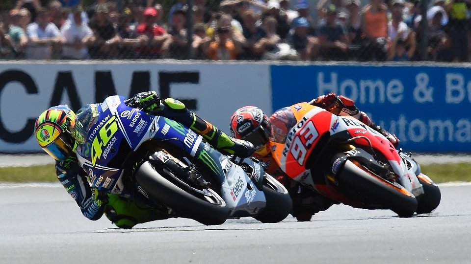 Rossi war 2014 bisher der Einzige, der Marquez gefährden konnte, Foto: Yamaha