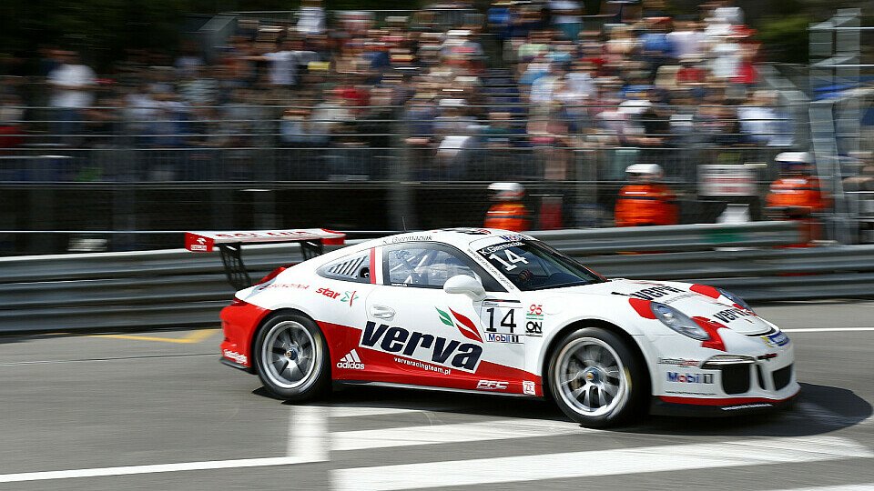 Kuba Giermaziak schnappte sich in Monaco die Pole-Position, Foto: Porsche
