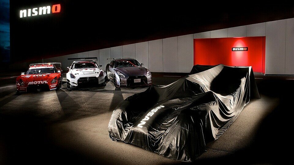 Wie sieht der Nissan GT-R LM Nismo wohl unter der Decke aus?, Foto: Nissan