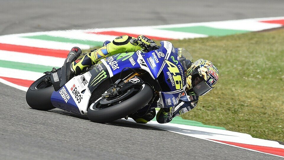Valentino Rossi konnte sich auf dem zweiten Reifen nicht mehr steigern, Foto: Yamaha