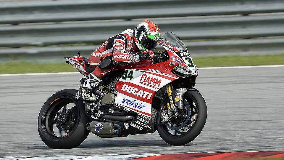 Davide Giugliano hat noch Probleme mit den tropischen Bedingungen, Foto: Ducati
