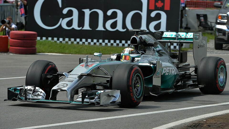 Lewis Hamilton beendete den Freitag in Montreal als Schnellster, Foto: Sutton