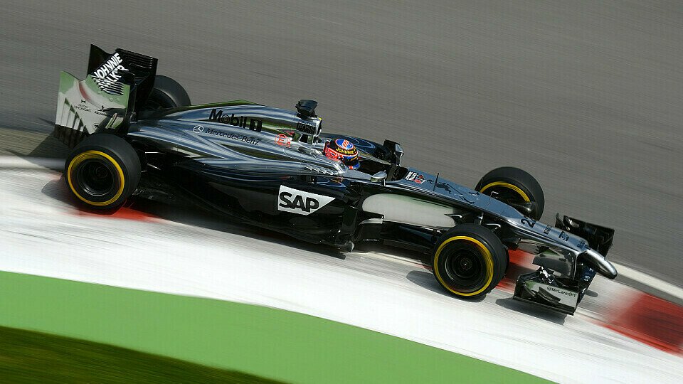 Jenson Button nutzte in der Schlussphase seine Chance, Foto: Sutton