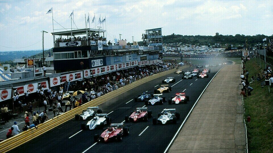 Start zum Südafrika GP 1982, Foto: Sutton