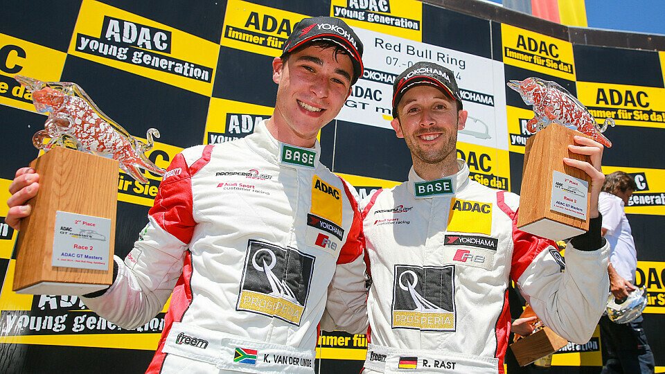Audi-Duo bereits zum dritten Mal in der laufenden Saison an der Tabellenspitze, Foto: ADAC GT Masters