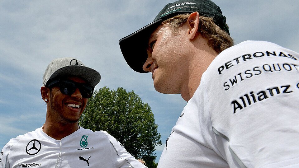 Hamilton und Rosberg: Ist tatsächlich alles in Butter?, Foto: Sutton
