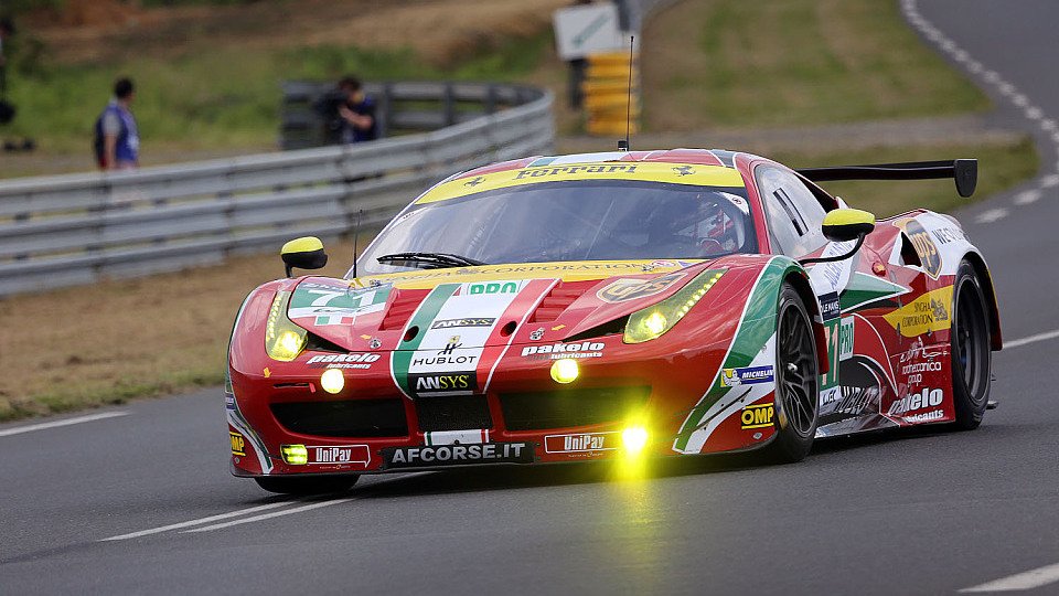 In diesem Ferrari hätte James Calado bei den 24h von Le Mans starten sollen, Foto: Speedpictures