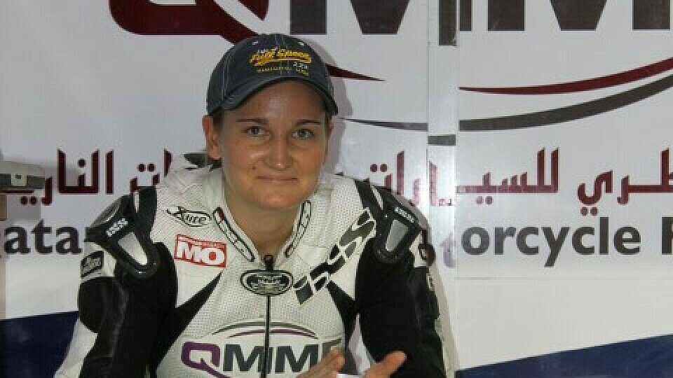 Nina Prinz verdient ihr Geld in der katarischen Superbike-Meisterschaft, Foto: Nina Prinz
