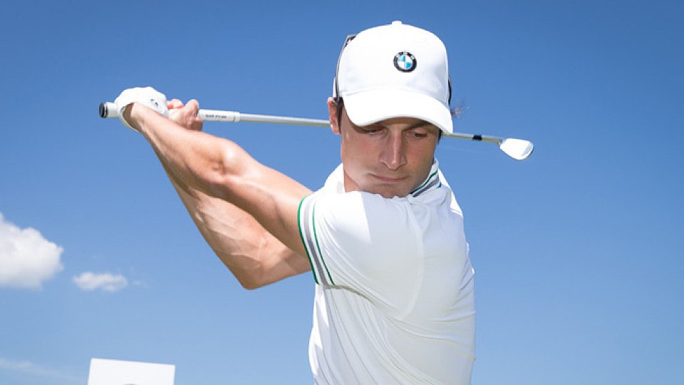 Bruno Spengler gilt als talentierter Golfer, Foto: BMW