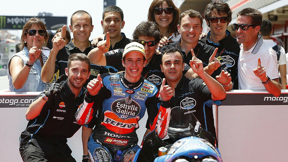 Alex Marquez konnte sich in Barcelona seine erste Pole Position sichern, Foto: Repsol