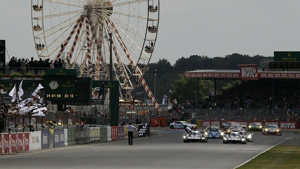 Traum der meisten Rennfahrer: Einmal bei den 24h von Le Mans teilnehmen, Foto: Audi