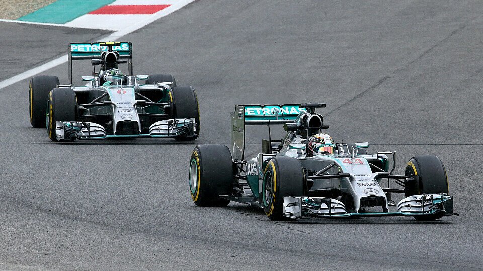 Lewis Hamilton und Nico Rosberg dominierten den Freitag auf dem Red Bull Ring, Foto: Sutton
