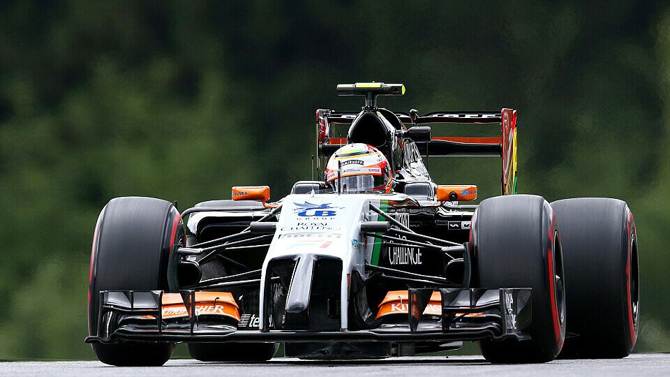 Nach seinem sechsten Platz in Österreich will Sergio Perez auch in Silverstone viele Punkte, Foto: Sutton