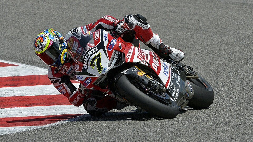 Chaz Davies fuhr im zweiten Rennen mit kaputter Fußraste, Foto: Ducati