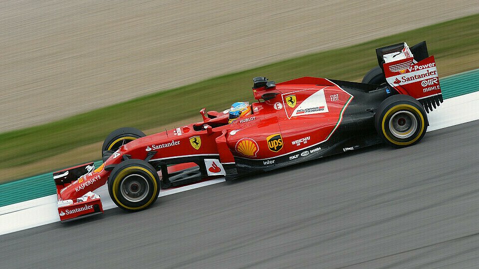 Ferrari setzte die neuen Teile auch im Rennen ein, Foto: Sutton