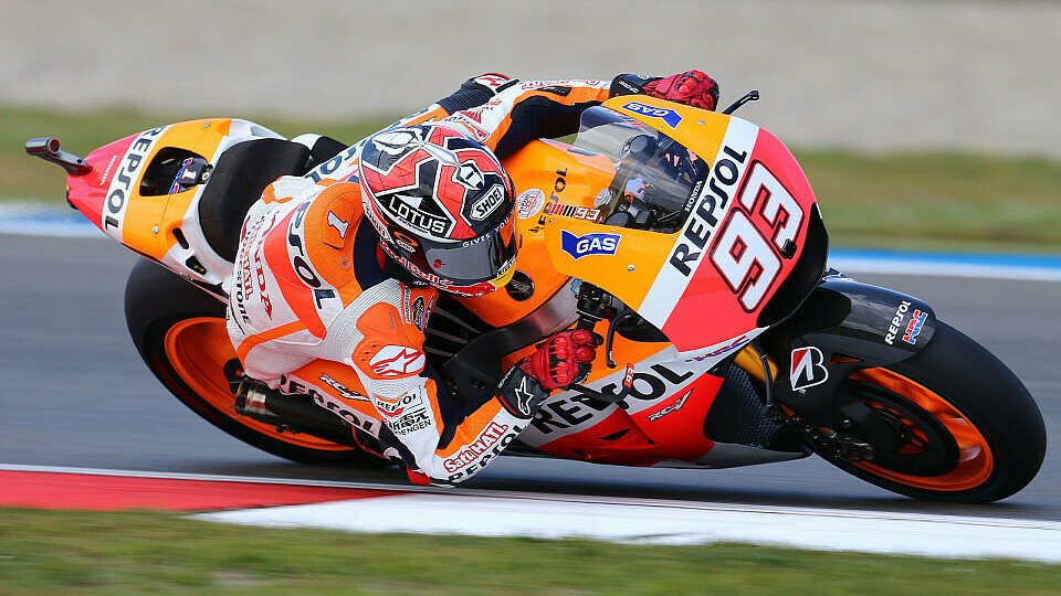 Marc Marquez war am Freitag zweitschnellster MotoGP-Pilot, Foto: Honda
