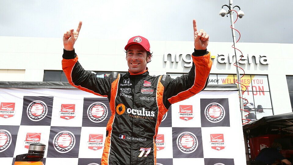 Simon Pagenaud ist der strahlende Sieger, Foto: IndyCar