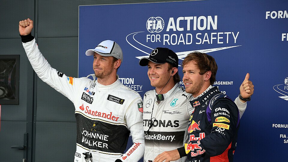 Vettel und Button nehmen Rosberg in Schutz, Foto: Sutton