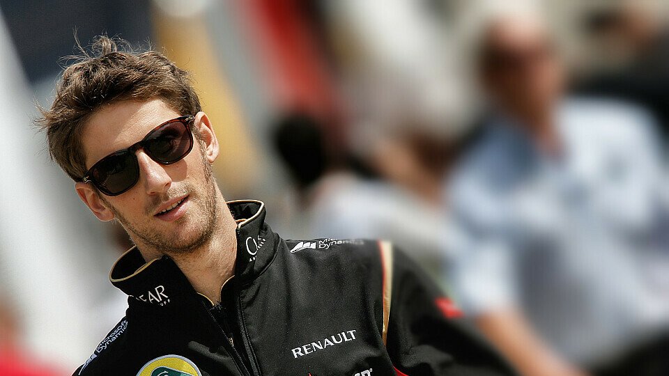 Romain Grosjean lässt sich von der schwierigen Situation nicht verrückt machen, Foto: Sutton