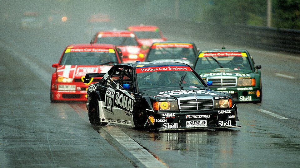 Die DTM fuhr von 1984 bis 1995 auf der Berliner Avus, Foto: Mercedes-Benz Die DTM fuhr von 1984 bis 1995 auf der Berliner Avus, Foto: Mercedes-Benz