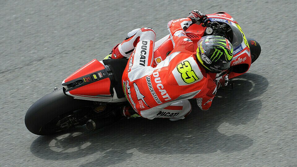 Cal Crutchlow ist von den Schräglagen der Konkurrenz weit entfernt, Foto: Ducati