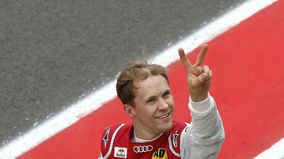 Mattias Ekström fuhr zum dritten Mal in dieser Saison aufs Podium, Foto: Audi