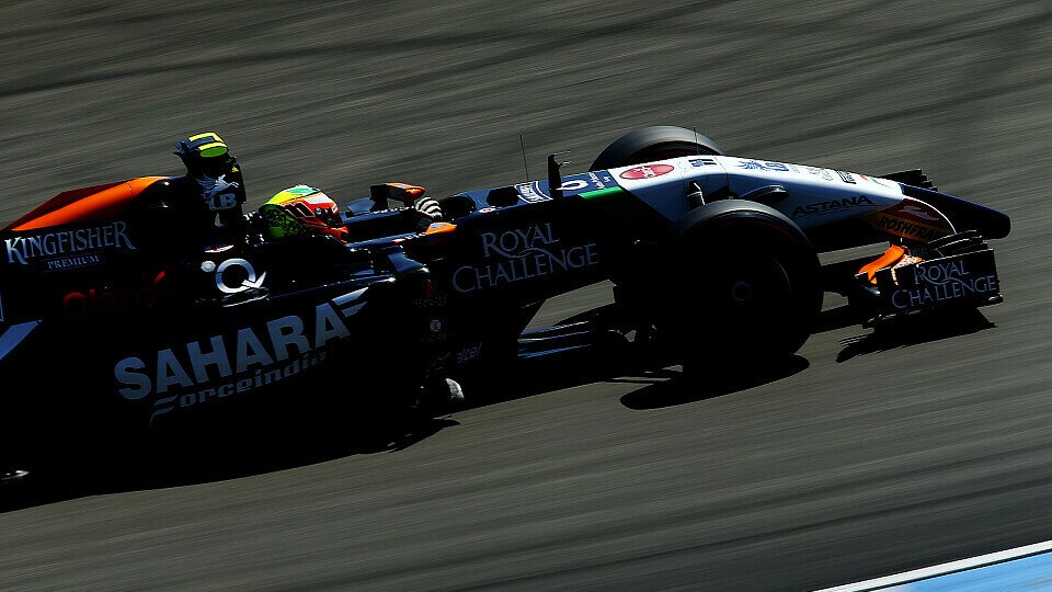 Force India reitet auf der Welle des Erfolges, Foto: Sutton