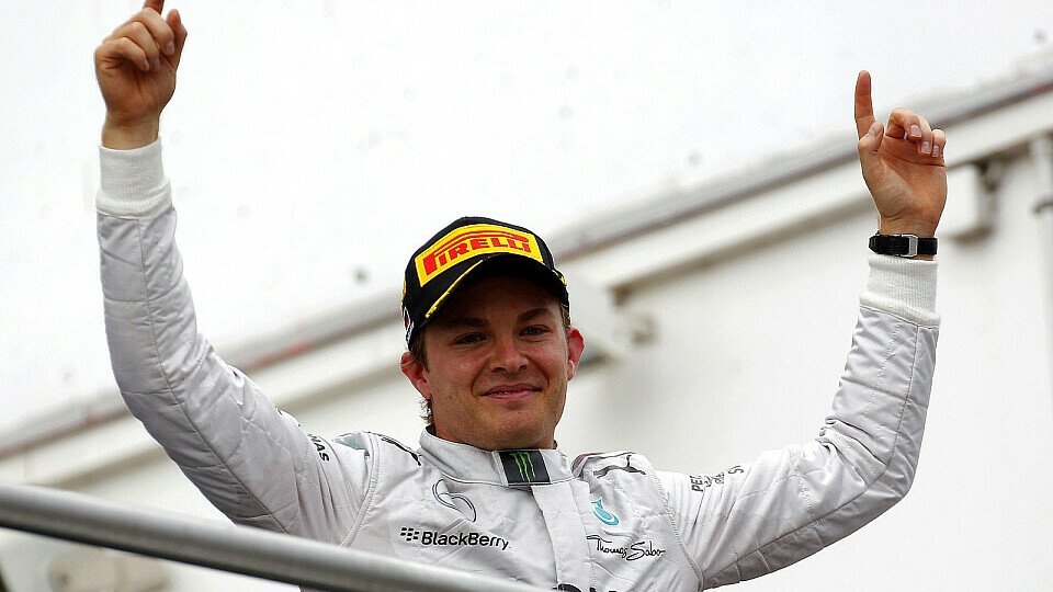Nico Rosberg feierte den Heimsieg, Foto: Sutton