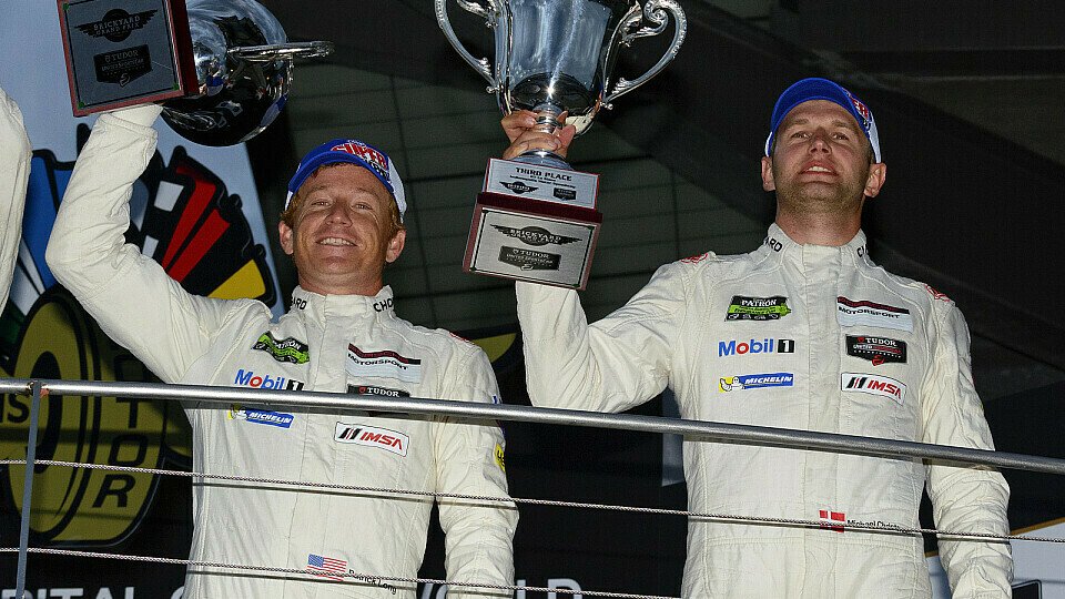 Die Freude bei Long und Christensen ist groß, Foto: Porsche