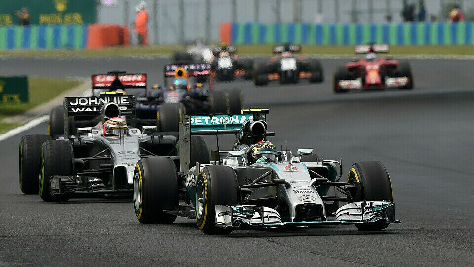 So hatte sich Nico Rosberg den Ungarn GP nicht vorgestellt, Foto: Sutton