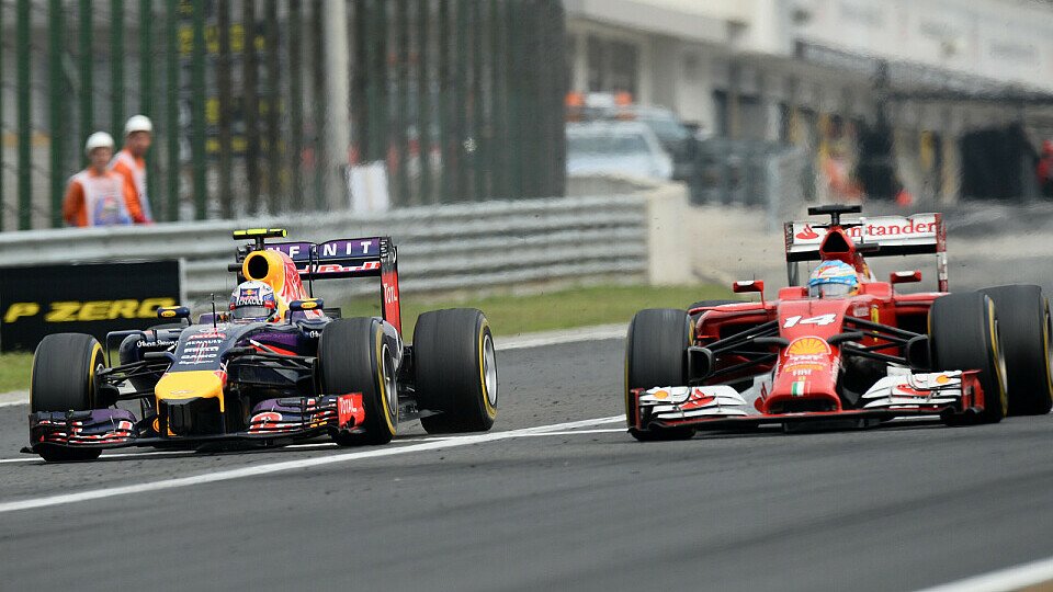 Fernando Alonso und Ferrari pokerten sich aufs Podium, Foto: Sutton