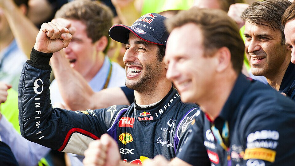 Wann dürfen Ricciardo und Horner wieder gemeinsam jubeln?, Foto: Red Bull