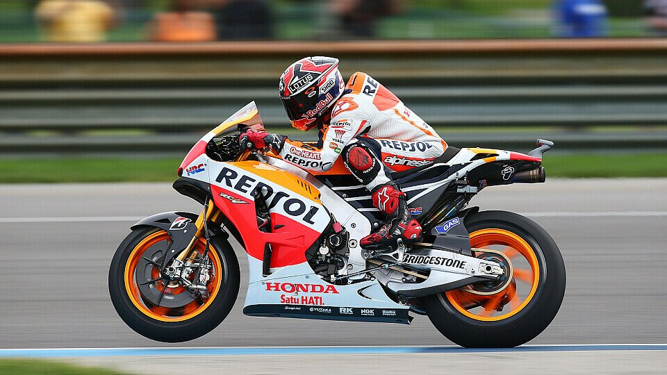 Marc Marquez fuhr der Konkurrenz am Trainingsfreitag in Indy auf und davon, Foto: Repsol Honda