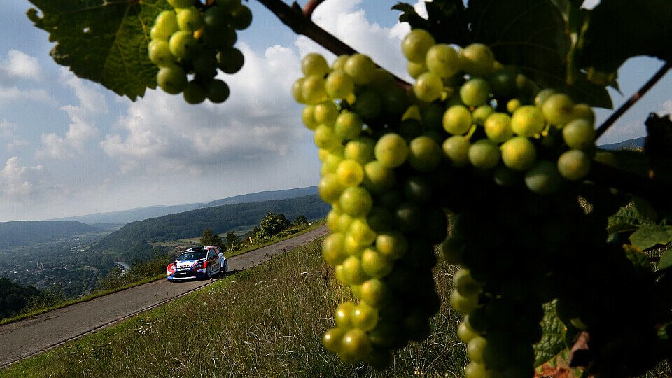 Robert Kubica vermisst bei der Route der Rallye Frankreich die Weinberge, Foto: Sutton