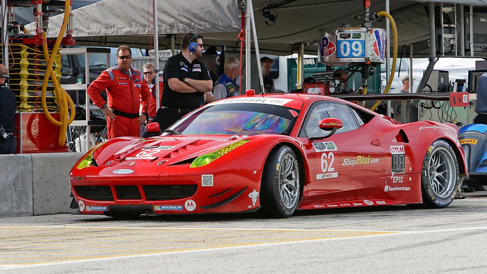 Pierre Kaffer stimmte seinen Ferrari 458 Italia für das 24-Stunden-Rennen in Daytona ab, Foto: Risi Competitione
