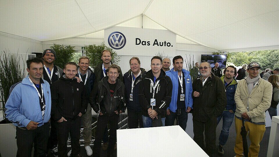 Prominenten-Treff bei der ADAC Rallye Deutschland, Foto: ADAC Rallye Deutschland