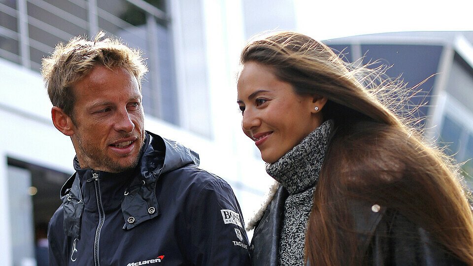 Seit 2009 waren Jenson Button und Jessica Michibata liiert, Foto: Sutton