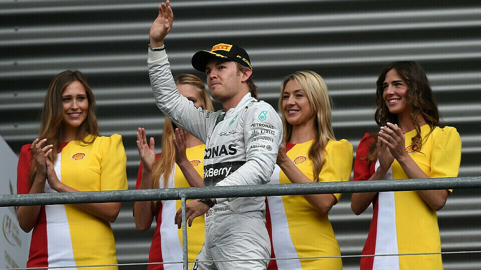 Nico Rosberg wurde in Belgien nach Platz zwei ausgebuht, Foto: Sutton