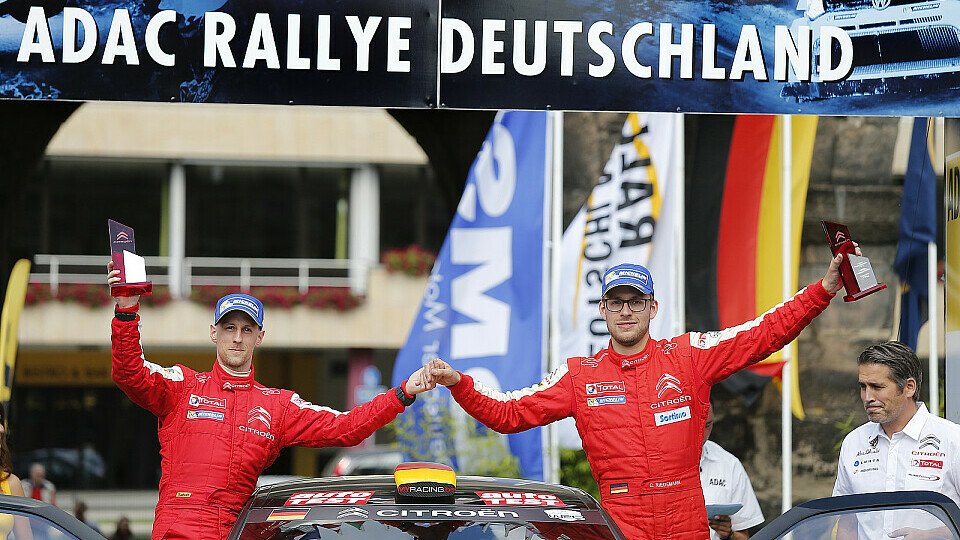 Christian Riedemann und Michael Wenzel sicherten sich den zweiten Platz in der JWRC, Foto: Citroen Deutschland GmbH