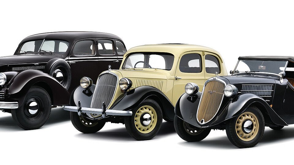 Diese drei Modelle wurden vor 80 Jahren gebaut, Foto: Skoda
