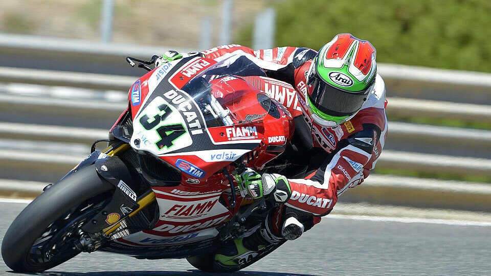 Davide Giugliano kämpfte mit dem Grip, fühlte sich grundsätzlich aber gut, Foto: Ducati Superbike Team