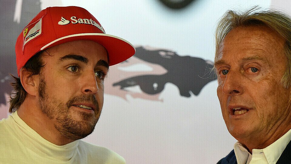 Zwischen Luca di Montezemolo und Fernando Alonso scheinen tiefe Risse entstanden zu sein, Foto: Sutton